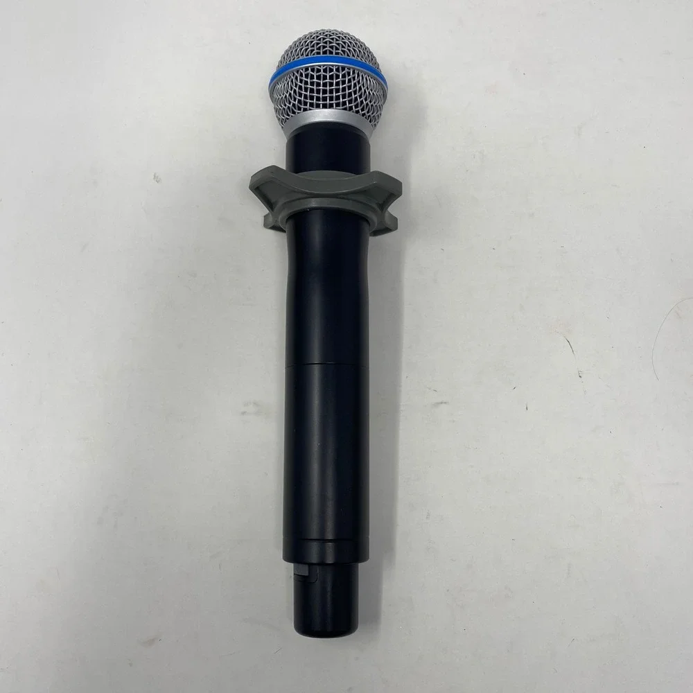 X-duomic Wireless Handheld Dynamic Microphone Black with Silver Mesh Grille